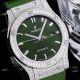 Swiss Quality Hublot Classic Fusion Citizen Watch Iced Out Case Green Version (6)_th.jpg